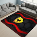 Ferrari F1 Rug Formula 1 Style Formula 1 Racing Carpet for Garage
