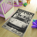 Ferrari F1 Rug Ferrari F40 Rug Formula 1 Racing Carpet for Garage