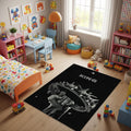 Crown Rug King Rug Modern rug Abstract Forms Accent Carpet
