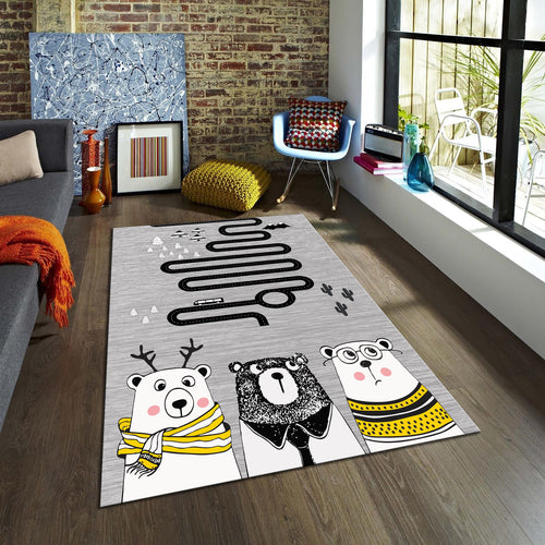 City Road Kids Play Rug, Nursery Decor