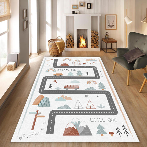 City Road Kids Play Rug, Nursery Decor