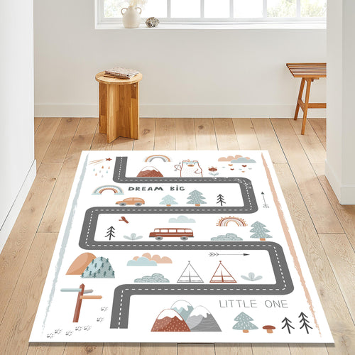 City Road Kids Play Rug, Nursery Decor