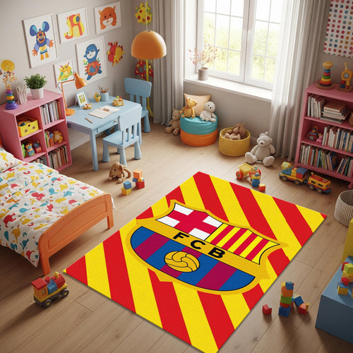 Barcelona Rug Barca Rug Football Team Rug Soccer Rug Champions