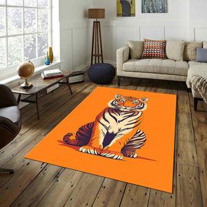 Tiger Rug Pink Rug Living Room Carpets Housewarming Gift Tibetian