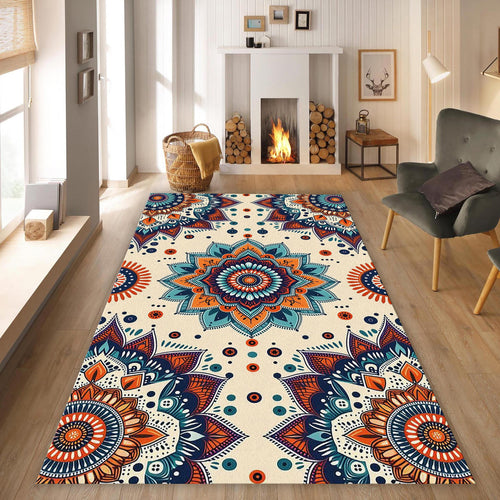 Modern Abstract rug, Abstract Forms Accent Carpet