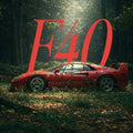 Ferrari F1 Rug Ferrari F40 Tapestry: Car Lover Wall Decor Throw