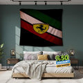 Ferrari F1 Rug, Ferrari Car Tapestry: Italy Wall Art