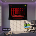 Ferrari F1 Rug, Ferrari F40 Tapestry: Car Lover Wall Art