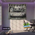 Ferrari F1 Rug, Ferrari F40 Tapestry: Car Lover Wall Decor