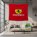 Ferrari F1 Rug, Ferrari Tapestry: Car Wall Hanging