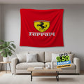 Ferrari F1 Rug, Ferrari Tapestry: Car Wall Hanging