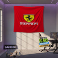 Ferrari F1 Rug, Ferrari Tapestry: Car Wall Hanging