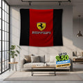 Ferrari F1 Rug, Ferrari Tapestry: Car Lover's Woven Wall Hanging