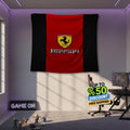 Ferrari F1 Rug, Ferrari Tapestry: Car Lover's Woven Wall Hanging