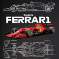 Ferrari F1 Rug, Ferrari Tapestry: Car Wall Hanging