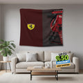 Ferrari F1 Rug, Ferrari F1 Tapestry: Car Lover's Wall Decor