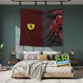 Ferrari F1 Rug, Ferrari F1 Tapestry: Car Lover's Wall Decor