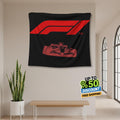 Ferrari F1 Rug, Formula 1 Tapestry: Car Wall Hanging