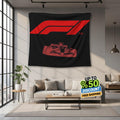 Ferrari F1 Rug, Formula 1 Tapestry: Car Wall Hanging