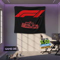 Ferrari F1 Rug, Formula 1 Tapestry: Car Wall Hanging