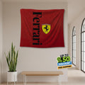 Ferrari F1 Rug, Ferrari Tapestry: Car Wall Hanging