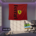 Ferrari F1 Rug, Ferrari Tapestry: Car Wall Hanging