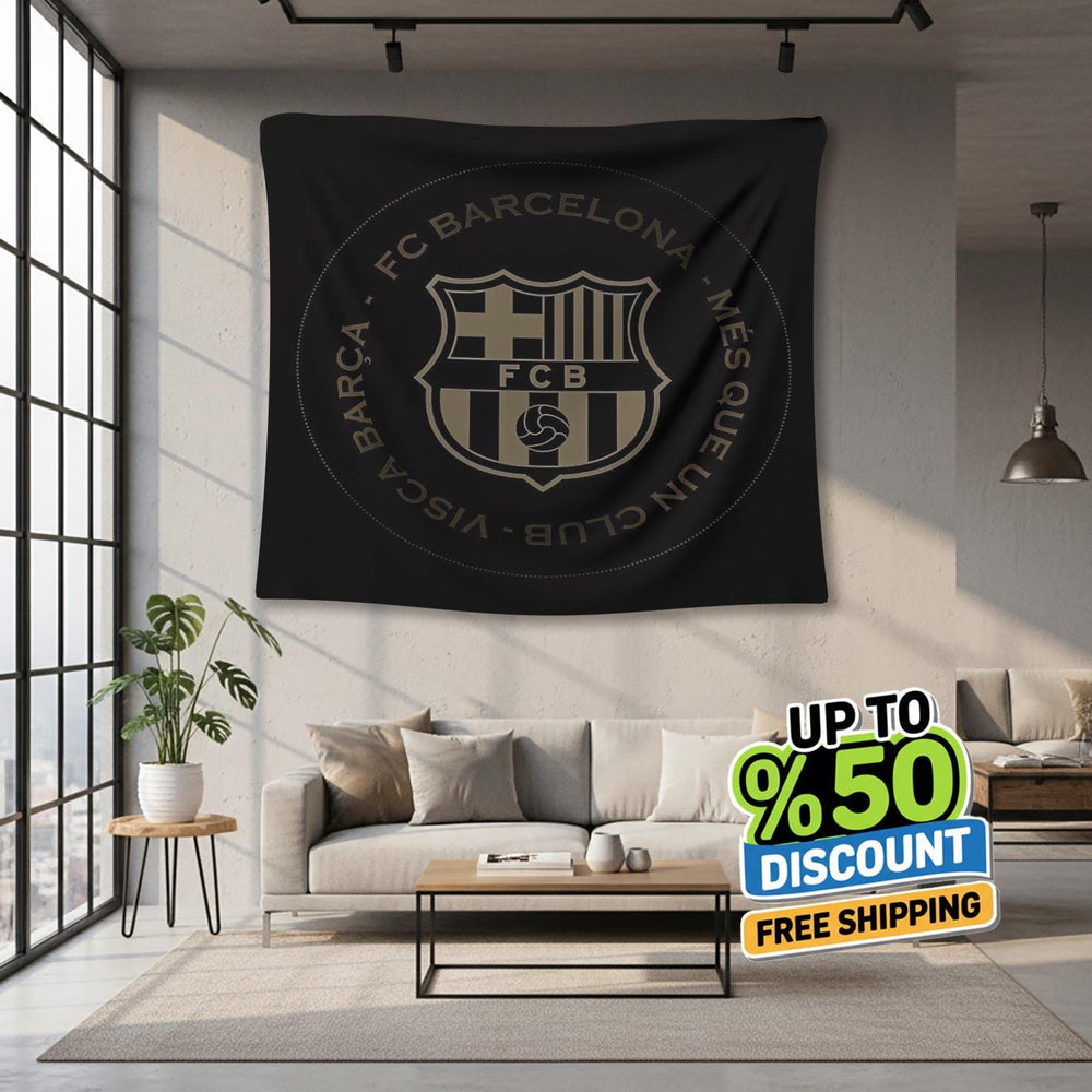 FC Barcelona Rug FC Barcelona Tapestry: Football Club Wall