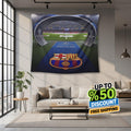 FC Barcelona Rug, FC Barcelona Tapestry: Football Club Wall Decor