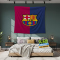 FC Barcelona Rug, FC Barcelona Tapestry: Football Club Wall Decor