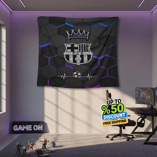FC Barcelona Rug FC Barcelona Tapestry: Football Club Wall