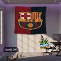 FC Barcelona Rug FC Barcelona Tapestry: Football Club Wall Decor