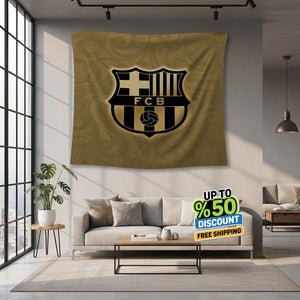 FC Barcelona Rug, FC Barcelona Tapestry: Football Club Wall Decor