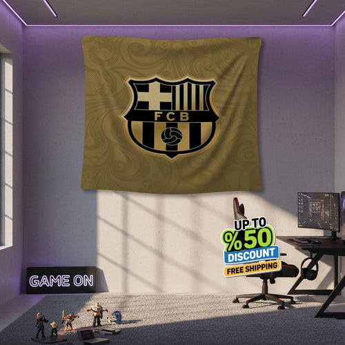 FC Barcelona Rug, FC Barcelona Tapestry: Football Club Wall Decor