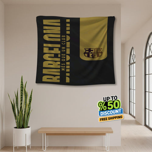 FC Barcelona Rug, FC Barcelona Tapestry: Football Club Wall Decor