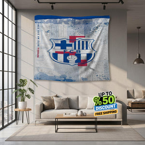 FC Barcelona Rug, FC Barcelona Tapestry: Football Club Wall Decor