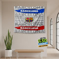 FC Barcelona Rug FC Barcelona Tapestry: Football Club Wall