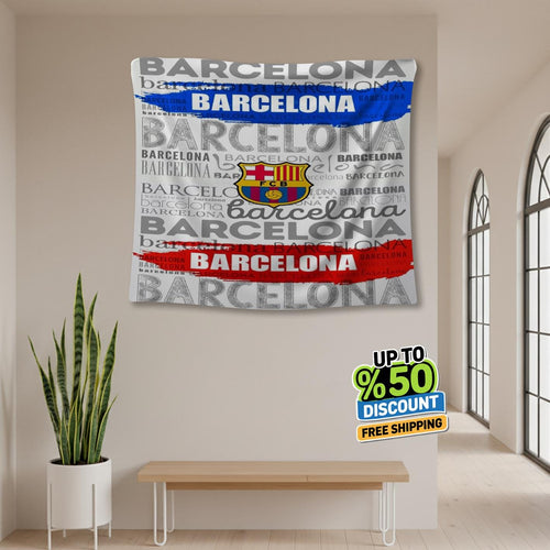 FC Barcelona Rug FC Barcelona Tapestry: Football Club Wall