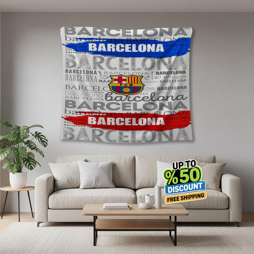 FC Barcelona Rug FC Barcelona Tapestry: Football Club Wall
