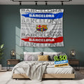 FC Barcelona Rug FC Barcelona Tapestry: Football Club Wall