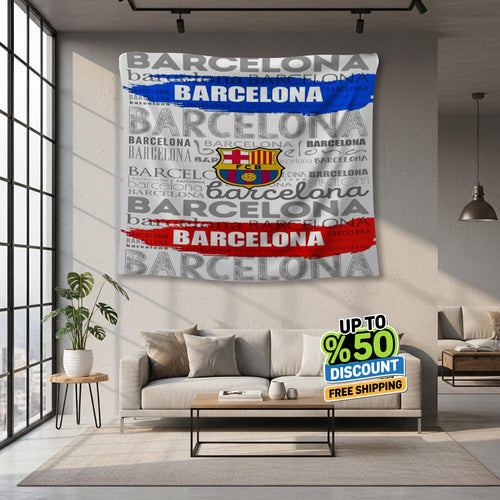 FC Barcelona Rug FC Barcelona Tapestry: Football Club Wall