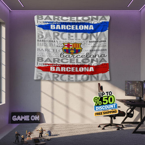 FC Barcelona Rug FC Barcelona Tapestry: Football Club Wall