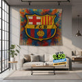 FC Barcelona Rug, FC Barcelona Tapestry: Football Club Wall Decor