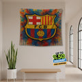 FC Barcelona Rug, FC Barcelona Tapestry: Football Club Wall Decor