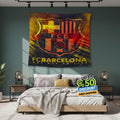 FC Barcelona Rug, FC Barcelona Tapestry: Football Club Wall Decor