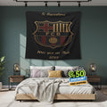 FC Barcelona Rug FC Barcelona Tapestry: FCB Logo Woven Wall