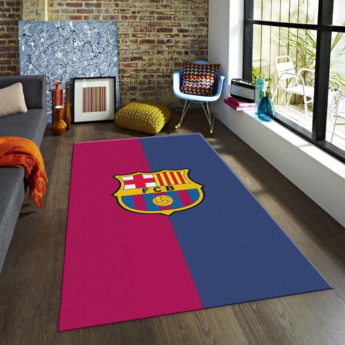 FC Barcelona Rug Barcelona Rug Barça Carpet for Fans & Kids Room