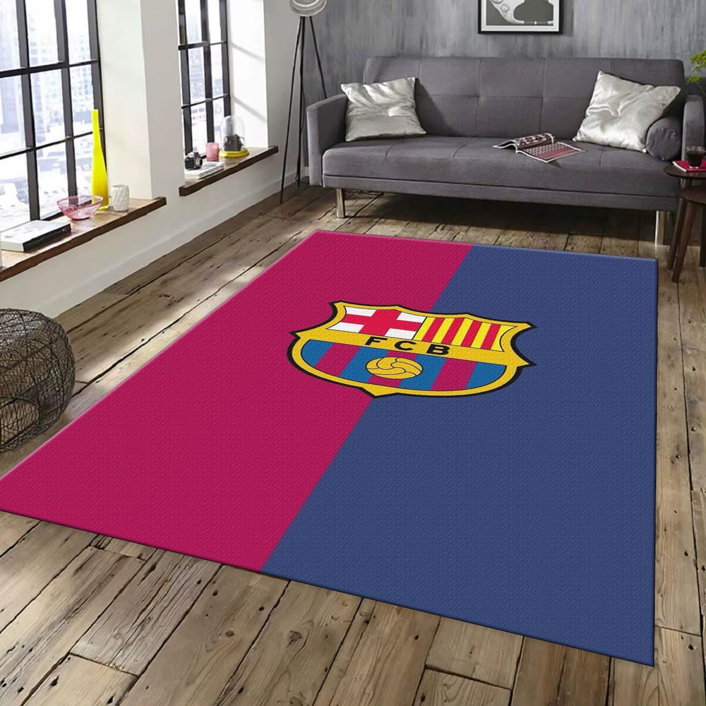 FC Barcelona Rug Barcelona Rug Barça Carpet for Fans & Kids Room