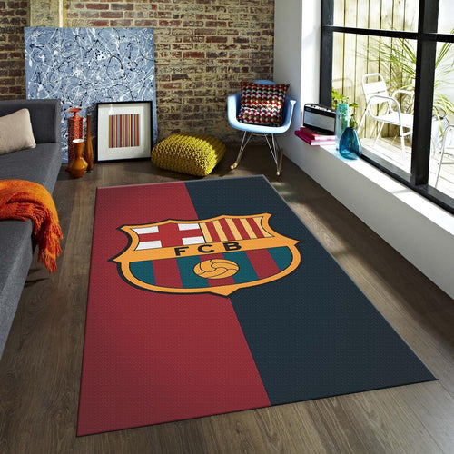 FC Barcelona Rug Barcelona Rug Barça Carpet for Fans & Kids Room