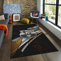 Barcelona Football Rug: Soccer Team Flag, Soft Velvet Carpet