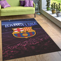 Barcelona Soccer Team Rug: Football Fan Gift